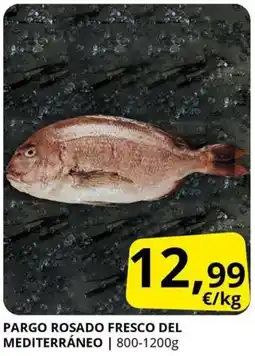 Supermercados MAS Pargo rosado fresco del mediterráneo oferta