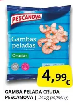Supermercados MAS PESCANOVA Gamba pelada cruda oferta