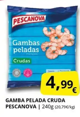 Supermercados MAS PESCANOVA Gamba pelada cruda oferta