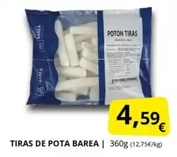 Supermercados MAS Tiras de pota barea oferta