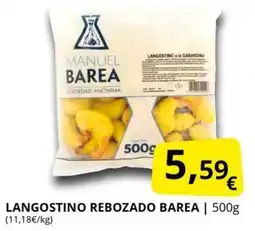 Supermercados MAS Langostino rebozado barea | oferta