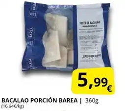 Supermercados MAS Bacalao porción barea oferta