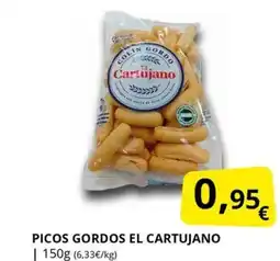 Supermercados MAS Picos gordos el cartujano oferta