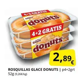 Supermercados MAS DONUTS Rosquillas glace oferta
