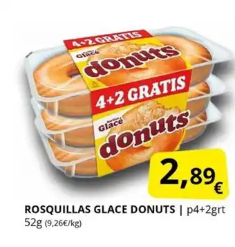 Supermercados MAS DONUTS Rosquillas glace oferta