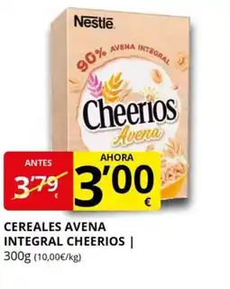 Supermercados MAS NESTLE Cereales avena integral cheerios oferta