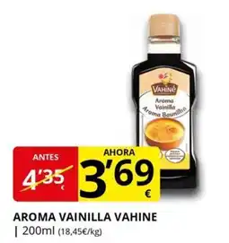Supermercados MAS VAHINE Aroma vainilla oferta
