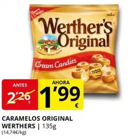 Supermercados MAS Caramelos original werthers oferta