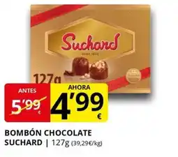 Supermercados MAS SUCHARD Bombón chocolate oferta