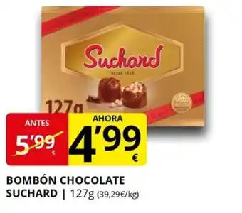 Supermercados MAS SUCHARD Bombón chocolate oferta