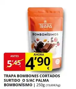 Supermercados MAS TRAPA Bombones cortados surtido o s/ac palma bombonísimo oferta