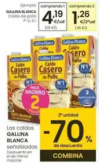 Eroski Gallina blanca - caldo de pollo oferta