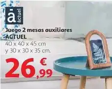 Actuel - juego 2 mesas auxiliares