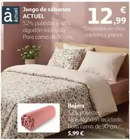 Alcampo Juego de sábanas oferta