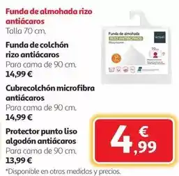 Actuel - cubrecolchón microfibra antiácaros