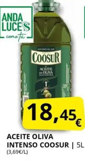 Supermercados MAS COOSUR Aceite oliva intenso oferta