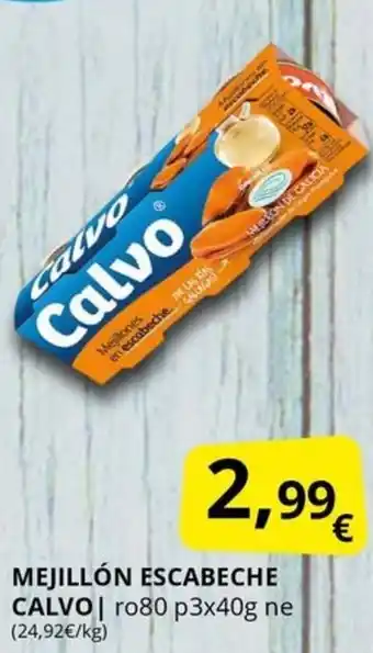 Supermercados MAS CALVO Mejillón escabeche oferta