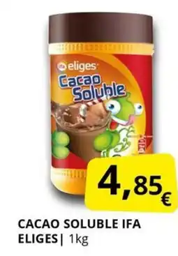 Supermercados MAS IFA ELIGES Cacao soluble oferta