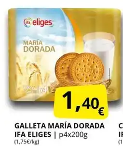 Supermercados MAS IFA ELIGES Galleta maría dorada oferta