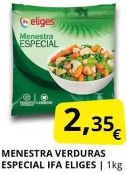 Supermercados MAS IFA ELIGES Menestra verduras especial oferta