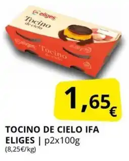 Supermercados MAS IFA ELIGES Tocino de cielo oferta