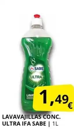 Supermercados MAS IFA SABE Lavavajillas conc. ultra oferta
