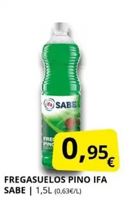 Supermercados MAS IFA SABE Fregasuelos pino oferta