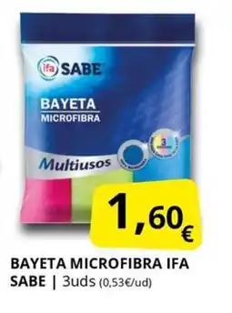 Supermercados MAS IFA SABE Bayeta microfibra oferta
