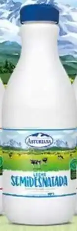 Supermercados MAS ASTURIANA Leche Semi oferta