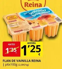 Supermercados MAS REINA Flan de vainilla oferta
