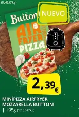 Supermercados MAS BUITTONI Minipizza airfryer mozzarella oferta