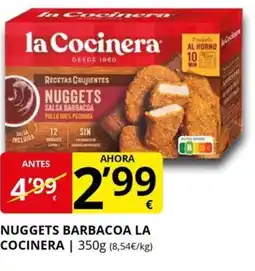 Supermercados MAS LA COCINERA Nuggets barbacoa oferta