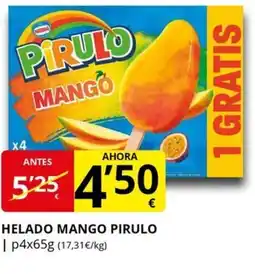 Supermercados MAS NESTLE Helado mango pirulo oferta