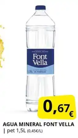 Supermercados MAS FONT VELLA Agua mineral oferta