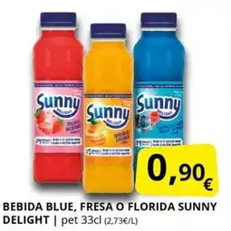 Supermercados MAS SUNNY DELIGHT Bebida blue, fresa o florida oferta