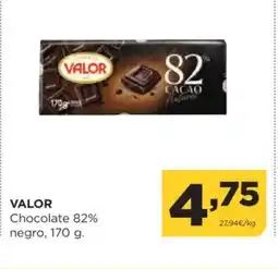 Alimerka VALOR Chocolate 82% negro oferta
