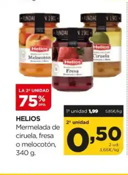 Alimerka HELIOS Mermelada de ciruela, fresa o melocotón oferta