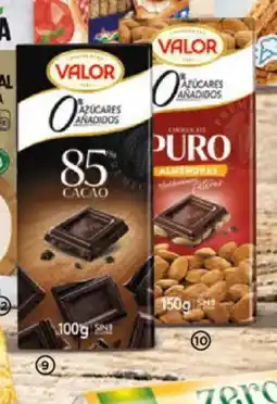 Alimerka VALOR Chocolate negro 85% 0% azúcar oferta