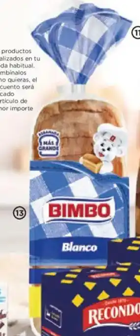 Alimerka BIMBO Pan blanco 0% azúcares añadidos oferta