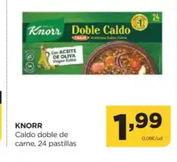 Alimerka KNORR Caldo doble de carne, 24 pastillas oferta