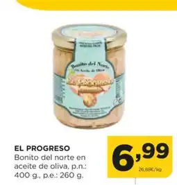 Alimerka EL PROGRESO Bonito del norte en aceite de oliva oferta