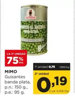 Alimerka MIMO Guisantes banda plata oferta
