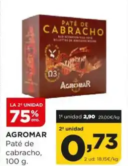 Alimerka AGROMAR Paté de cabracho oferta
