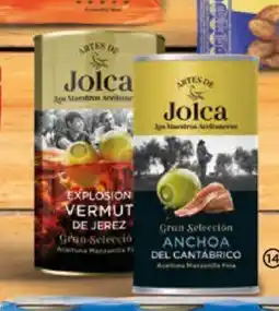 Alimerka JOLCA Aceitunas rellenas de anchoa del cantabrico o explosion vermut oferta