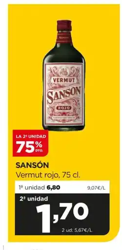 Alimerka SANSÓN Vermut rojo oferta