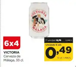 Alimerka VICTORIA Cerveza de Málaga oferta