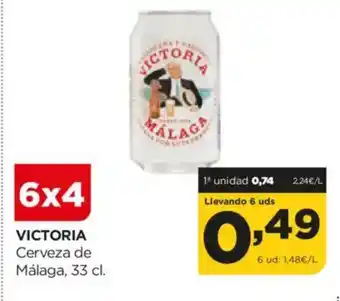 Alimerka VICTORIA Cerveza de Málaga oferta