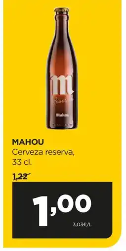 Alimerka MAHOU Cerveza reserva oferta