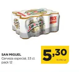 Alimerka SAN MIGUEL Cerveza especial oferta