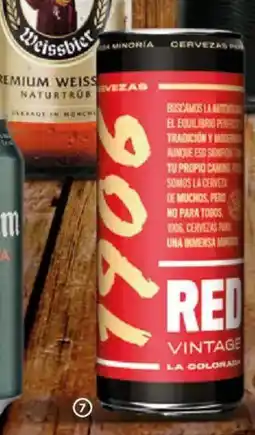 Alimerka 1906 Cerveza red vintage oferta
